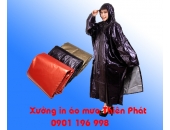 In áo mưa quảng cáo, may áo mưa cánh dơi, áo mưa quà tặng